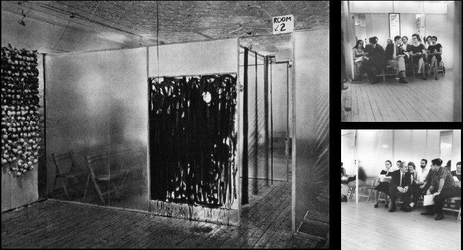 18 Happenings in Six Parts, Allan Kaprow, 1959. Happening Galerie Reuben, New York.